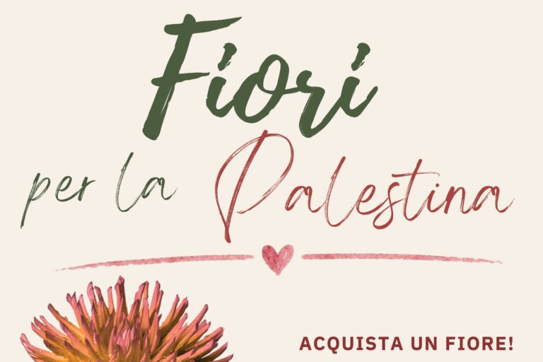 Fiori per la Palestina: la Festa è solidale
